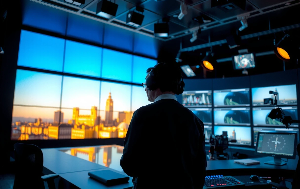 El ojo del director frente al horizonte